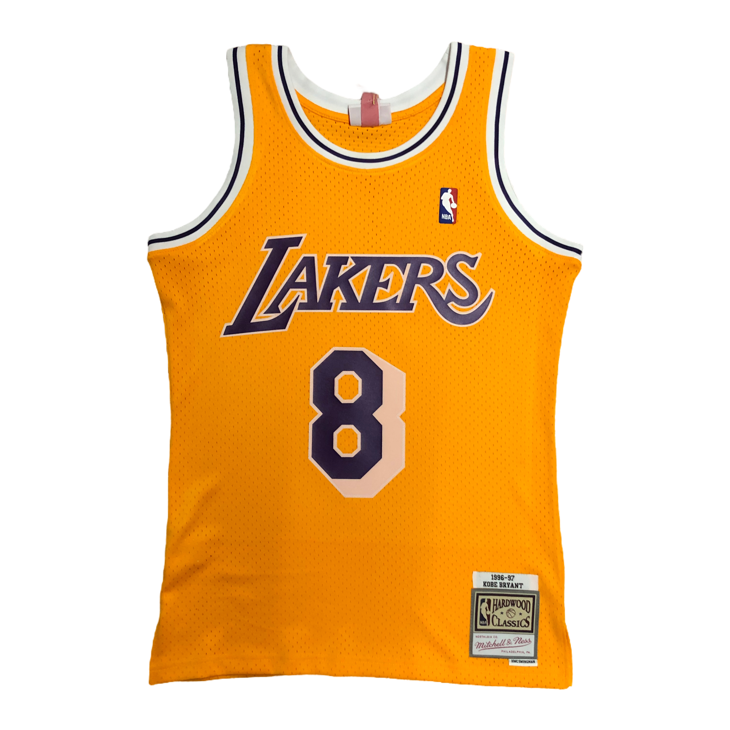 1996-97 Los Angeles Lakers (Kobe Bryant) Yellow Classics Jersey