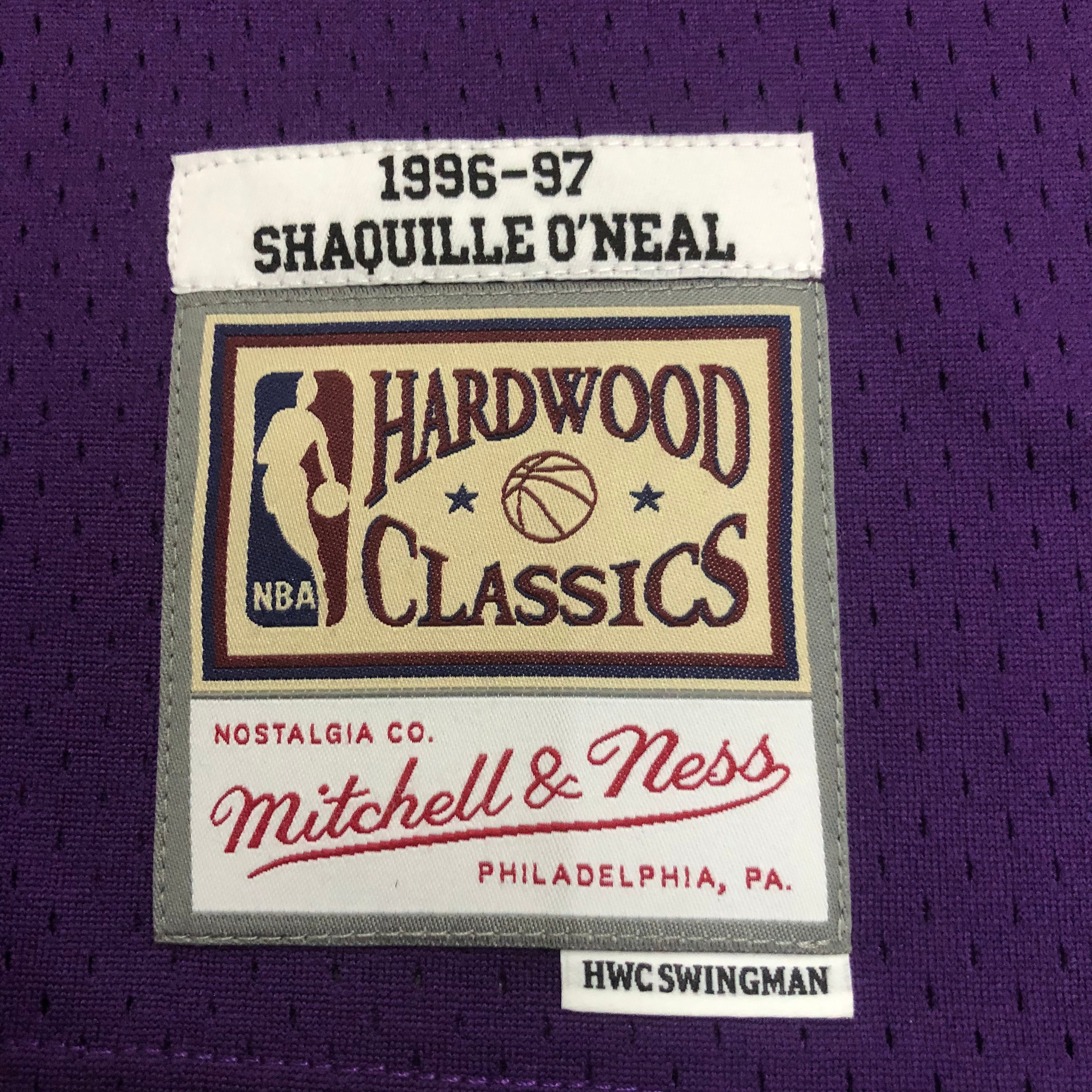 1996-97 Los Angeles Lakers (Shaquille O’Neal) Purple Classics Jersey