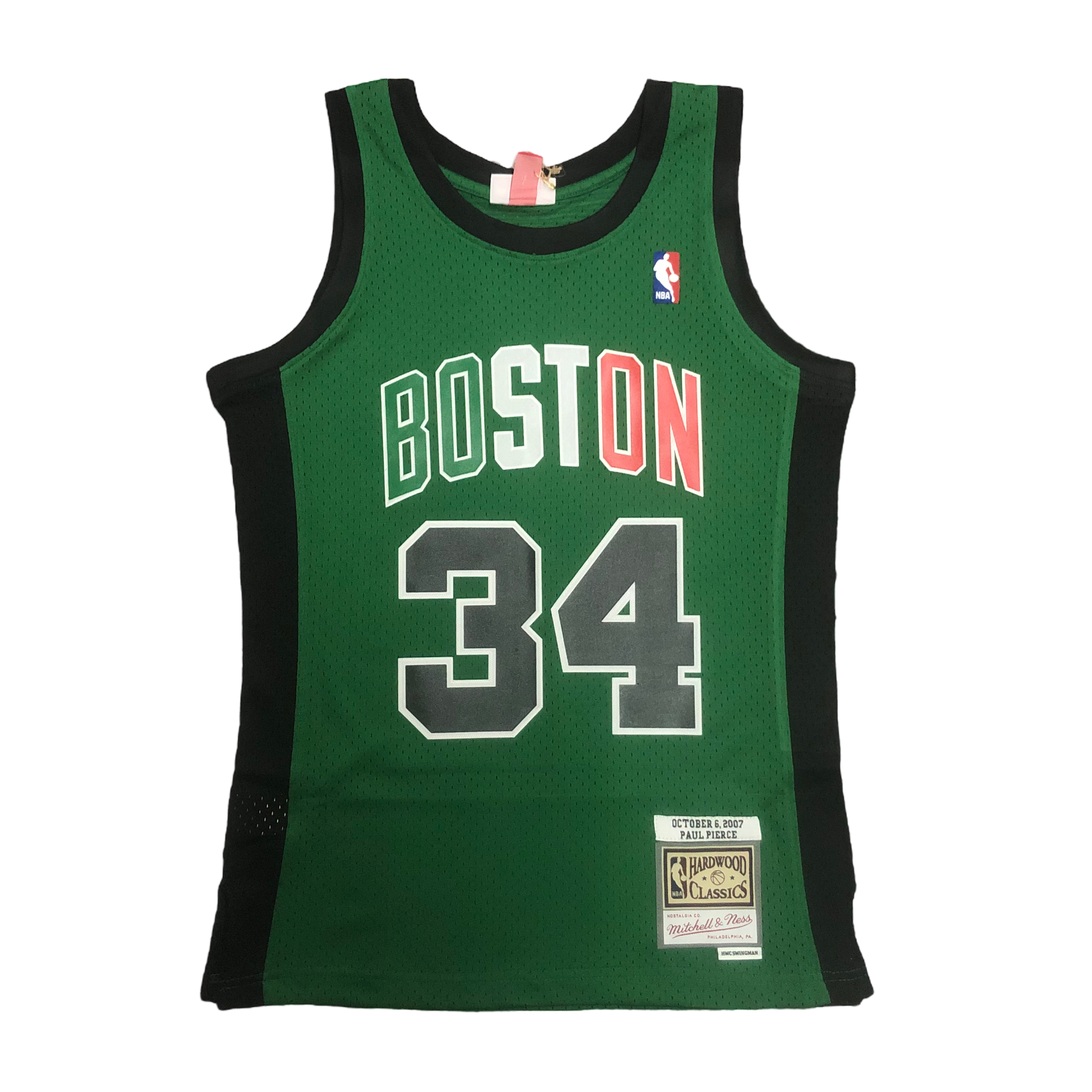 2007-08 “Italy” Boston Celtics (Paul Pierce) Green Classics Jersey