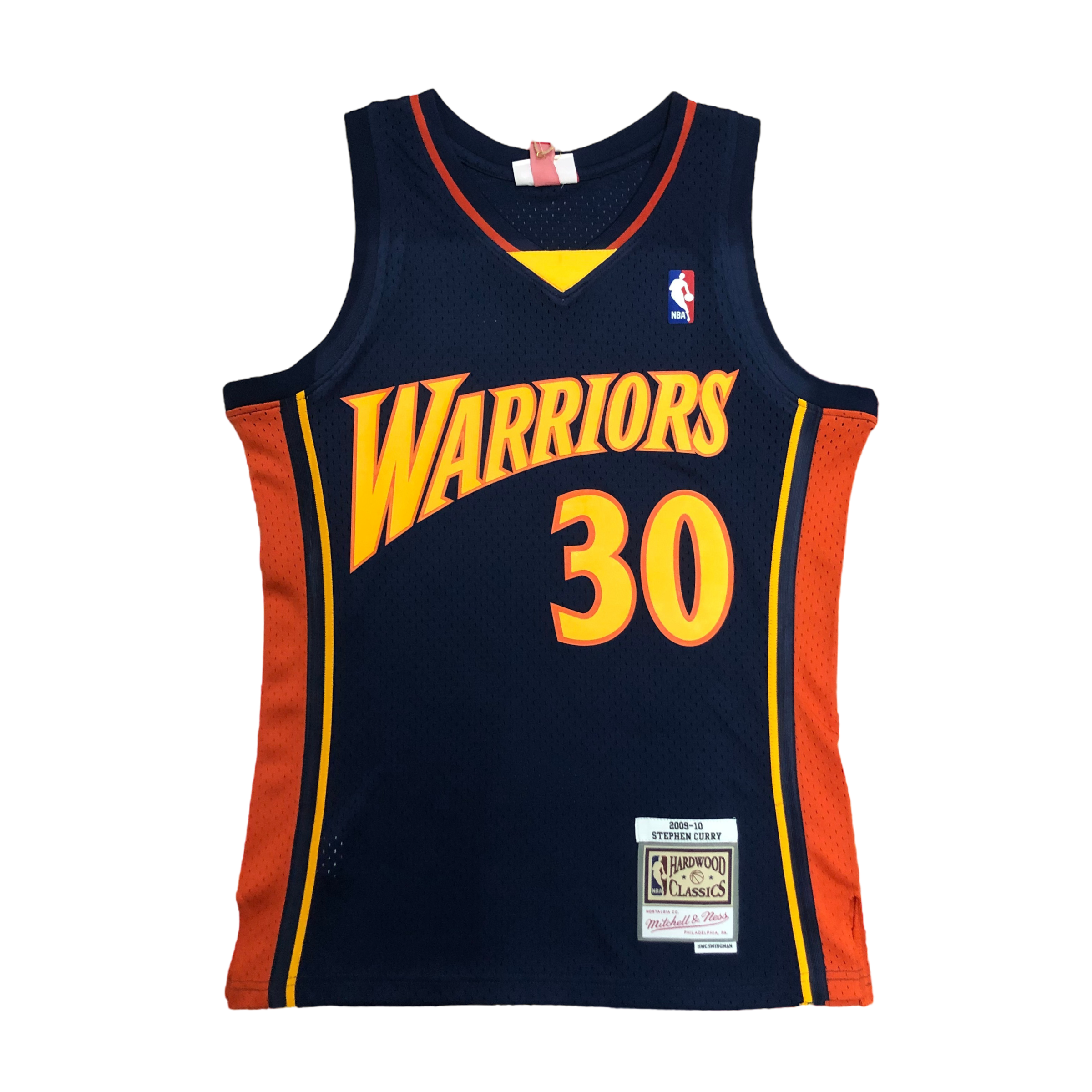 2009-10 Golden State Warriors (Stephen Curry) Navy Classics Jersey