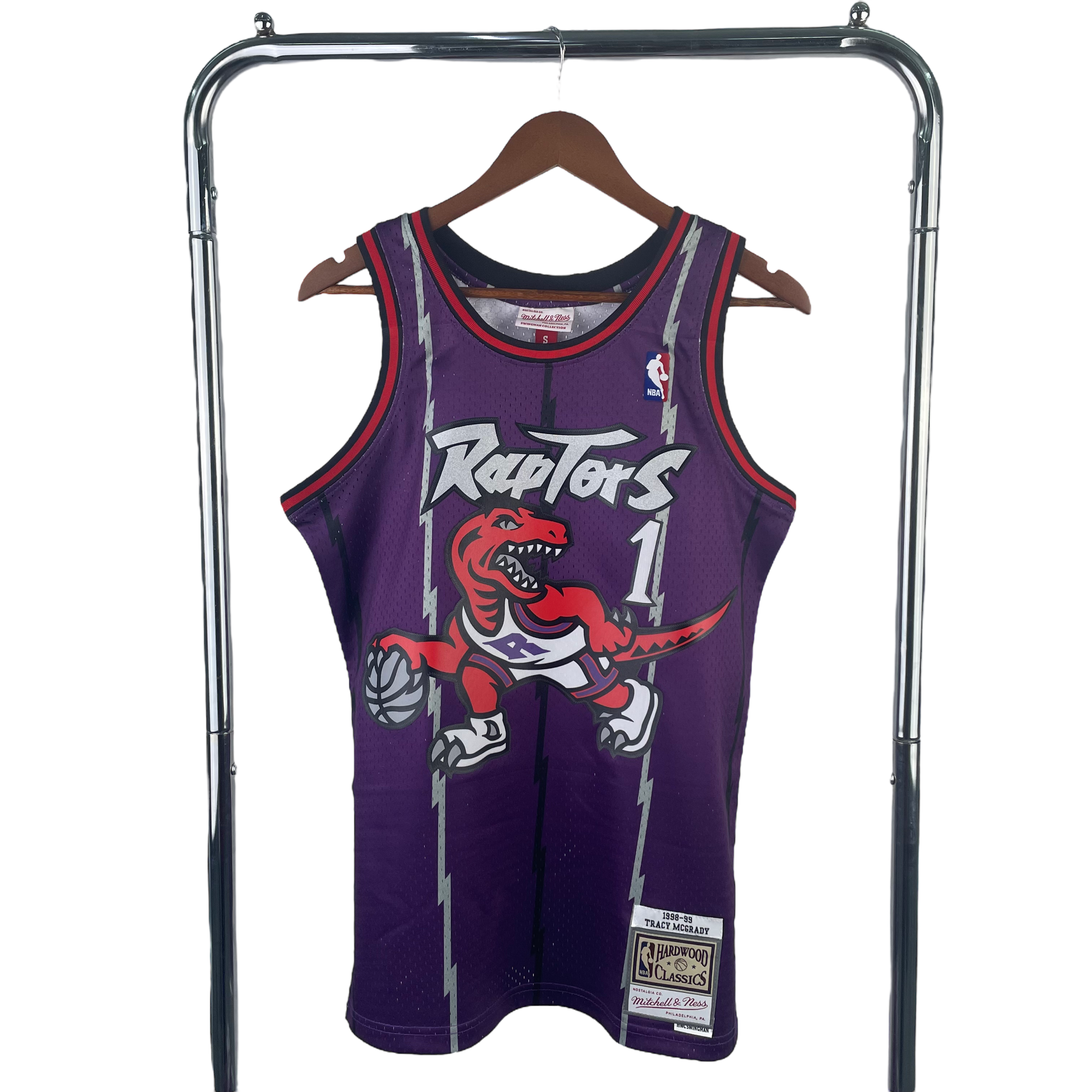 1998-99 Toronto Raptors (Tracy McGrady) Purple Classics Jersey