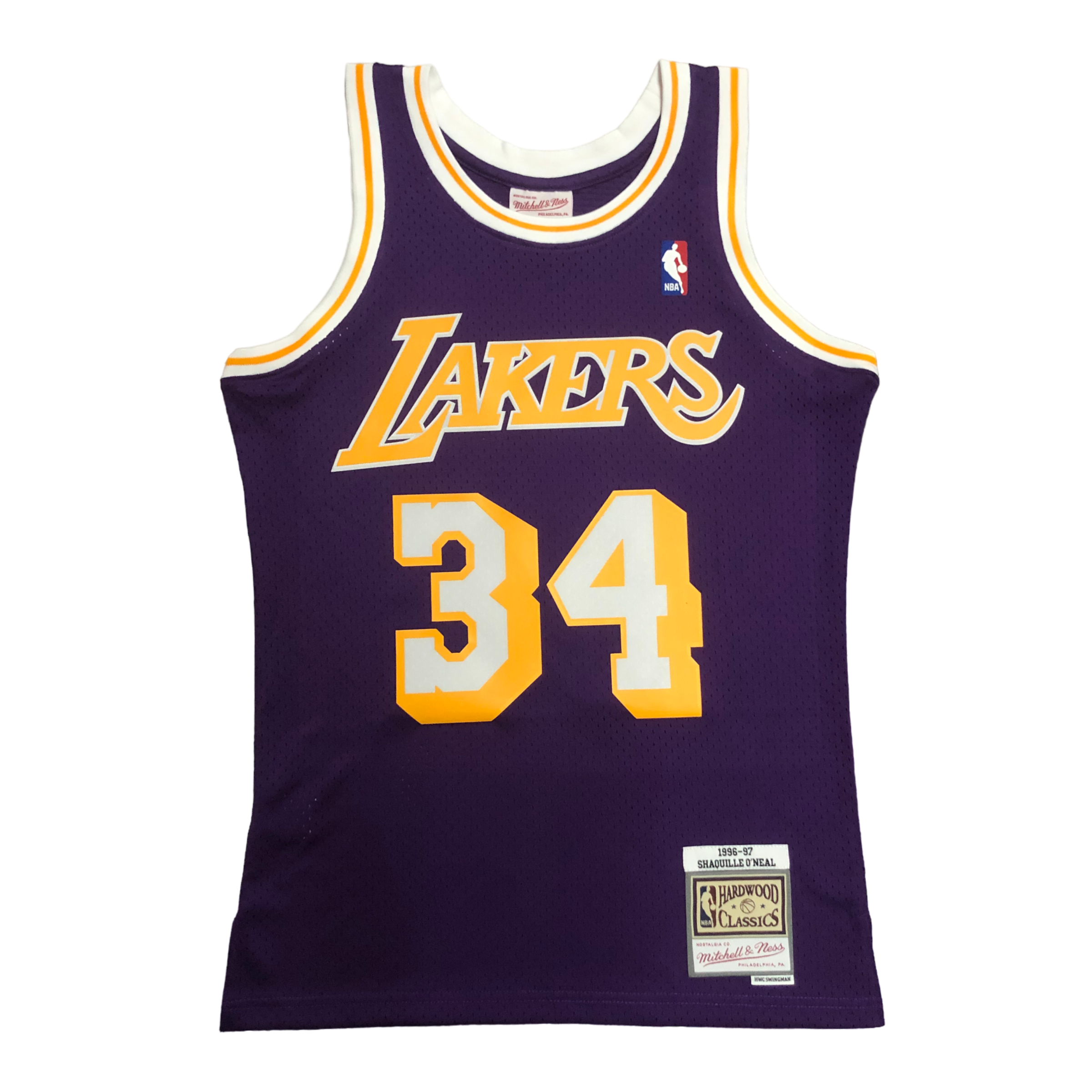 1996-97 Los Angeles Lakers (Shaquille O’Neal) Purple Classics Jersey