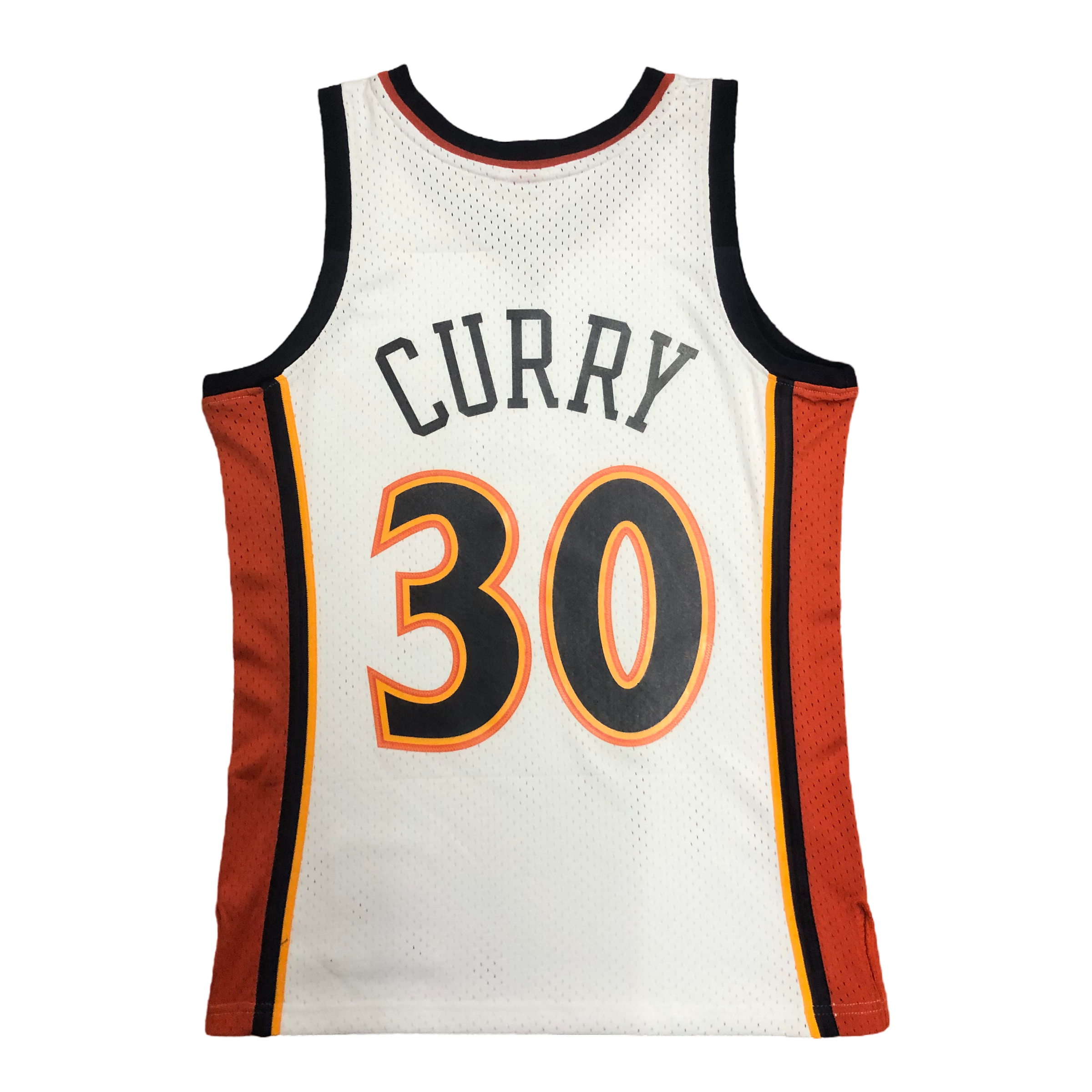 2009-10 Golden State Warriors (Stephen Curry) White Classics Jersey