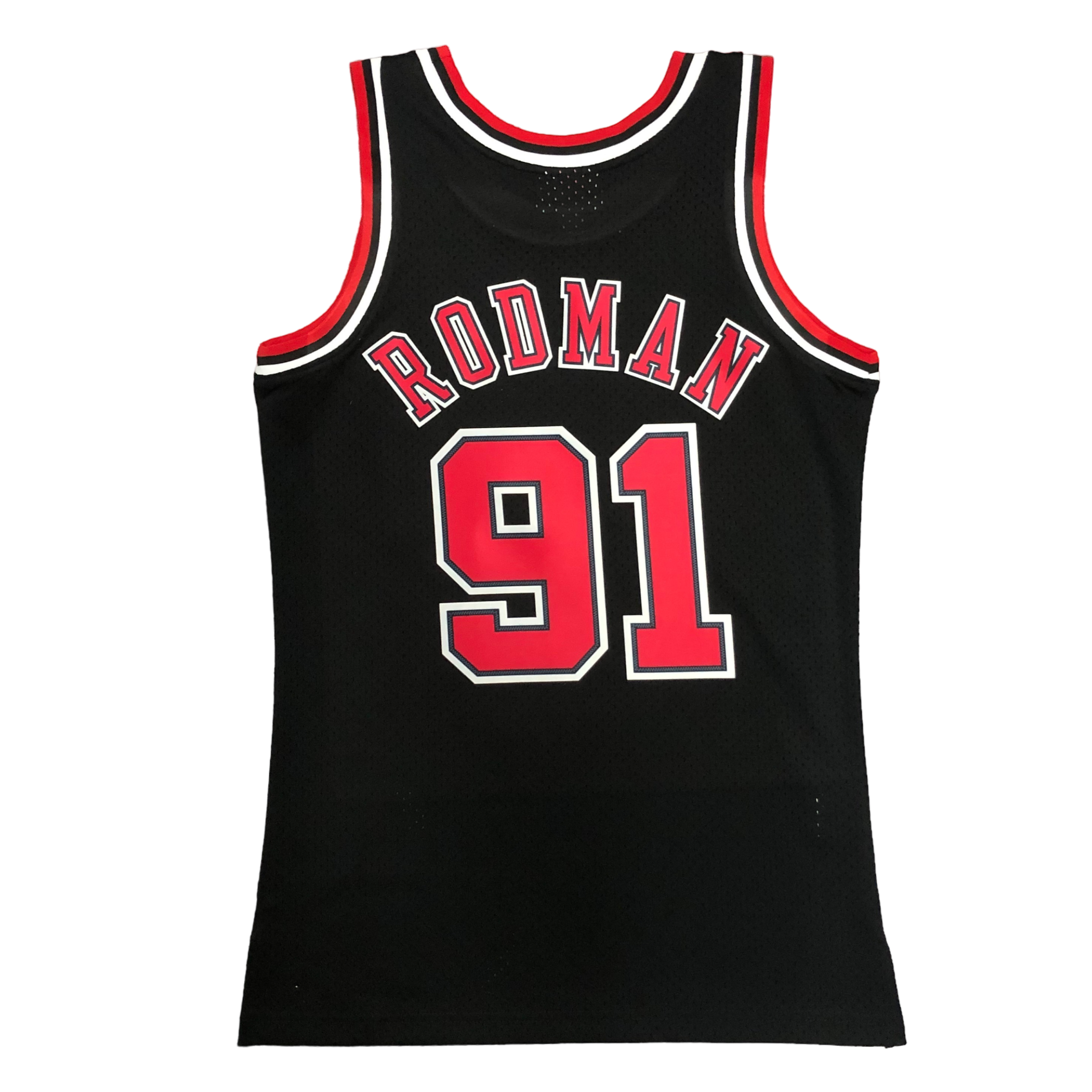 1997-98 Chicago Bulls (Dennis Rodman) Black Classics Jersey