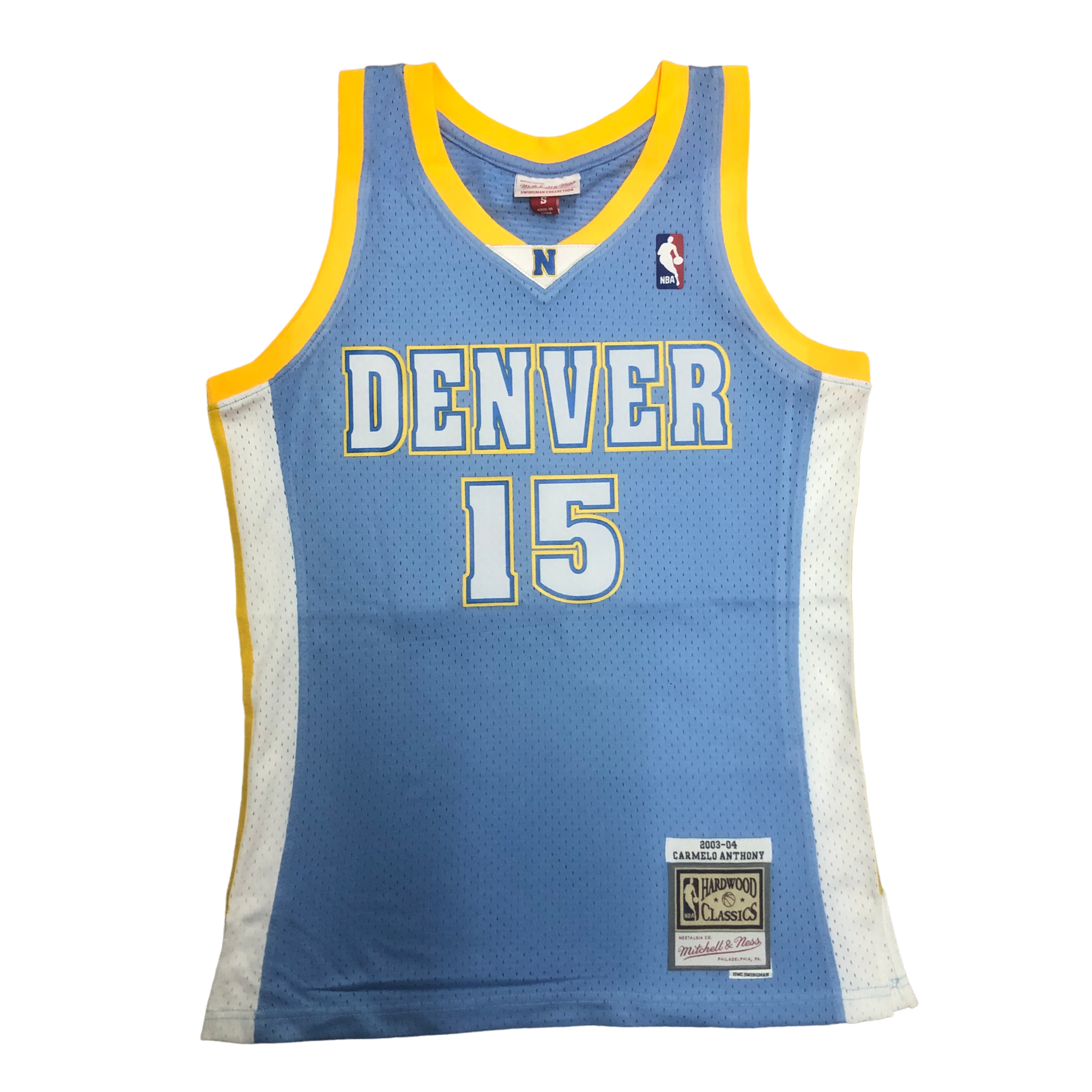 2003-04 Denver Nuggets (Carmelo Anthony) Blue Classics Jersey