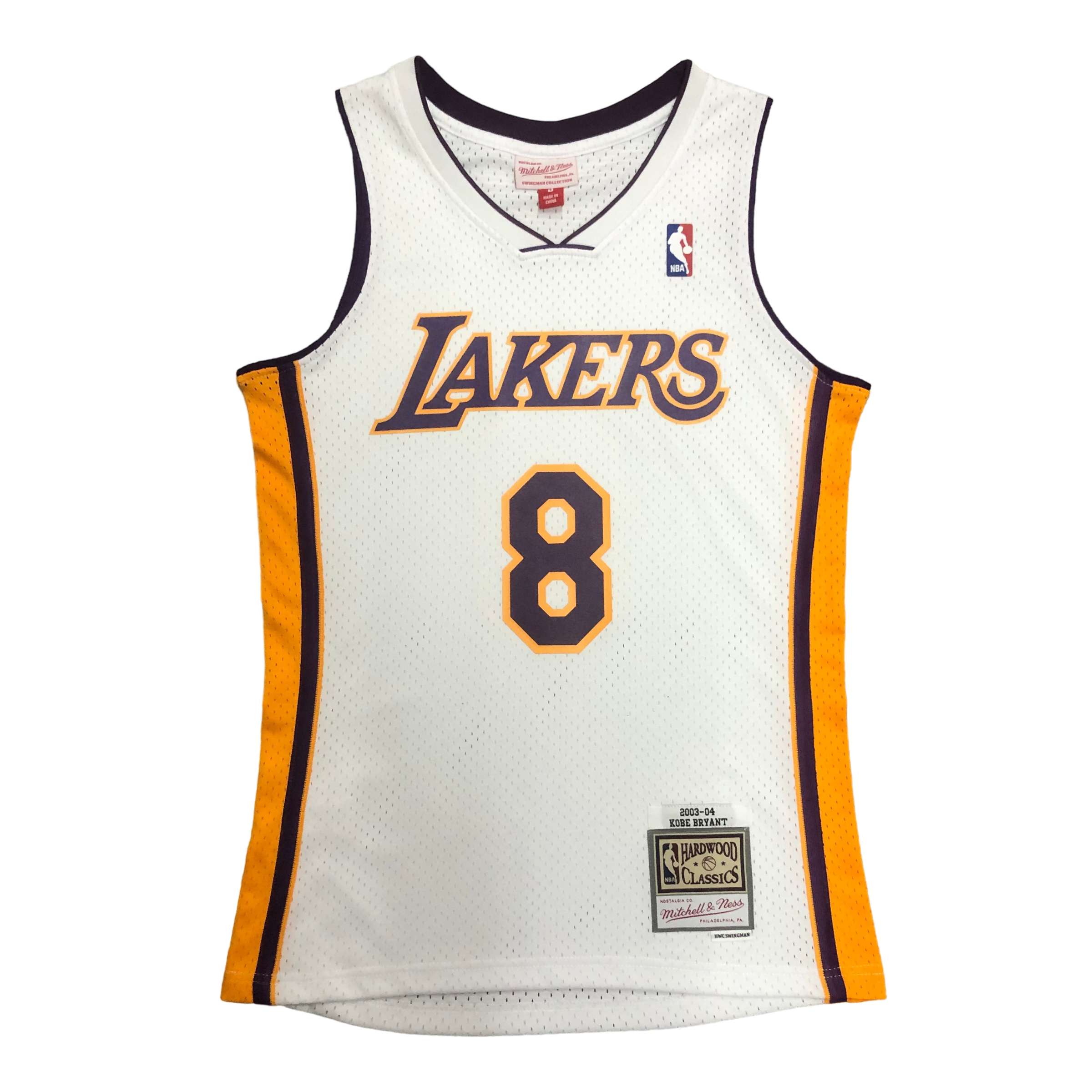 2003-04 Los Angeles Lakers (Kobe Bryant) White Classics Jersey