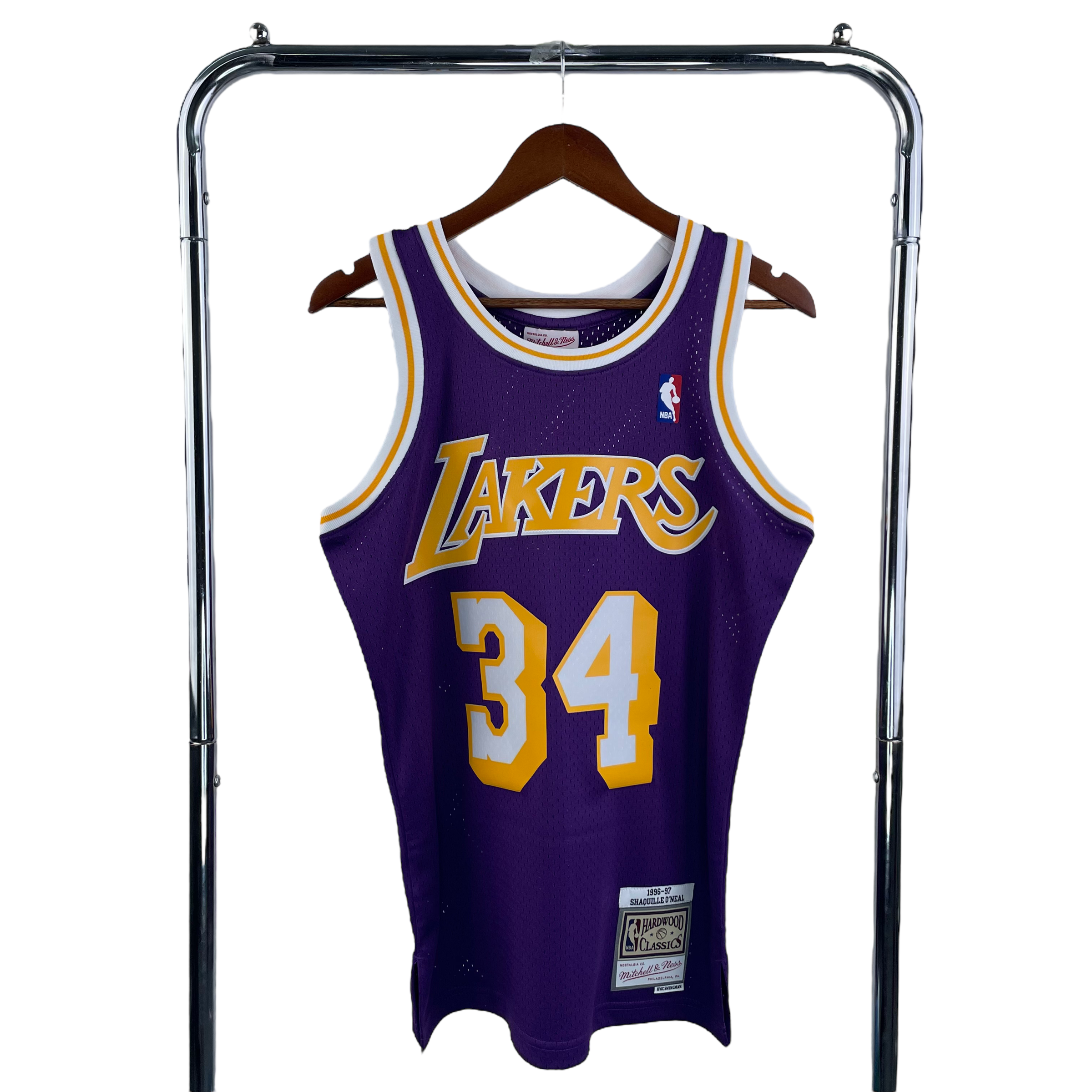 1996-97 Los Angeles Lakers (Shaquille O’Neal) Purple Classics Jersey