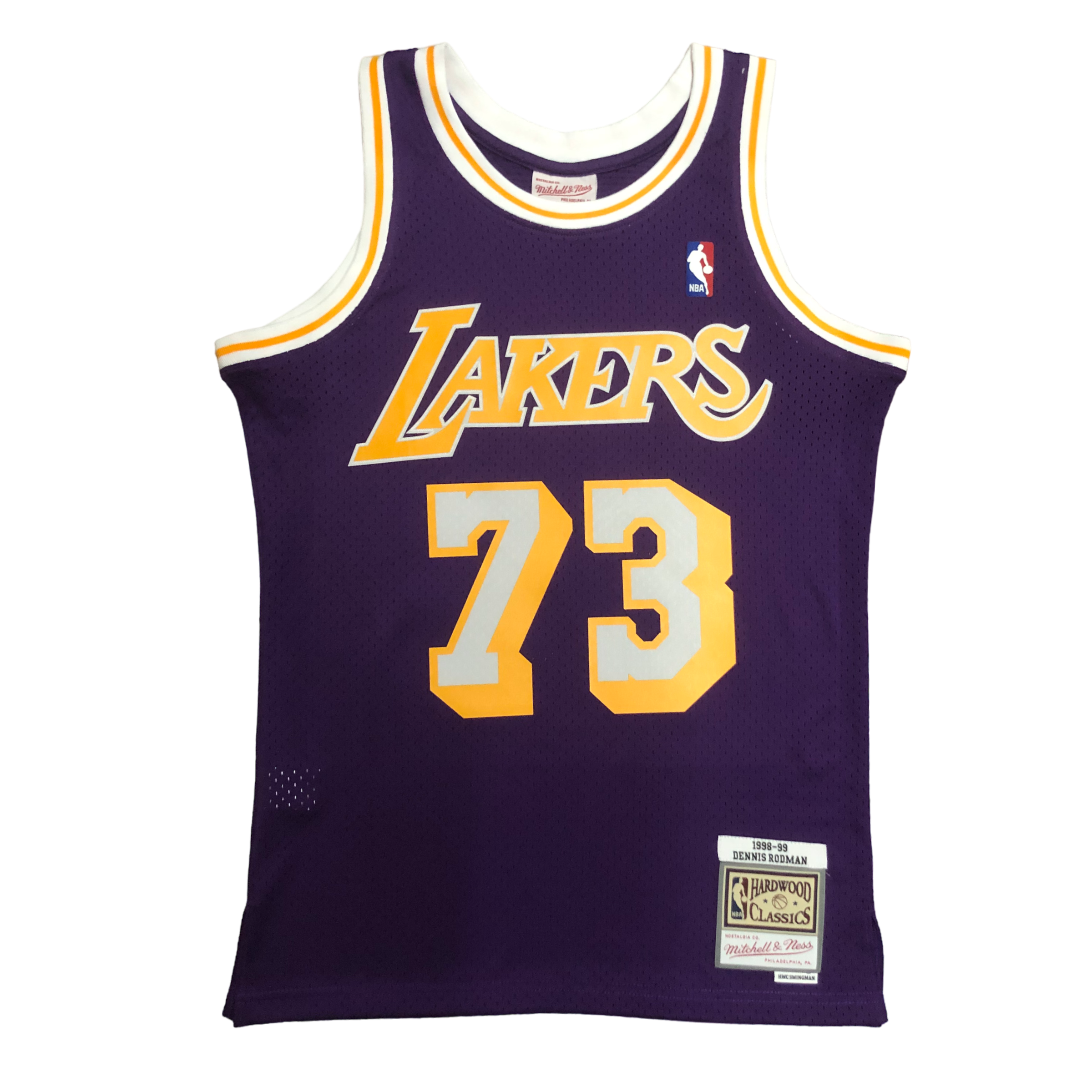 1998-99 Los Angeles Lakers (Dennis Rodman) Purple Classics Jersey