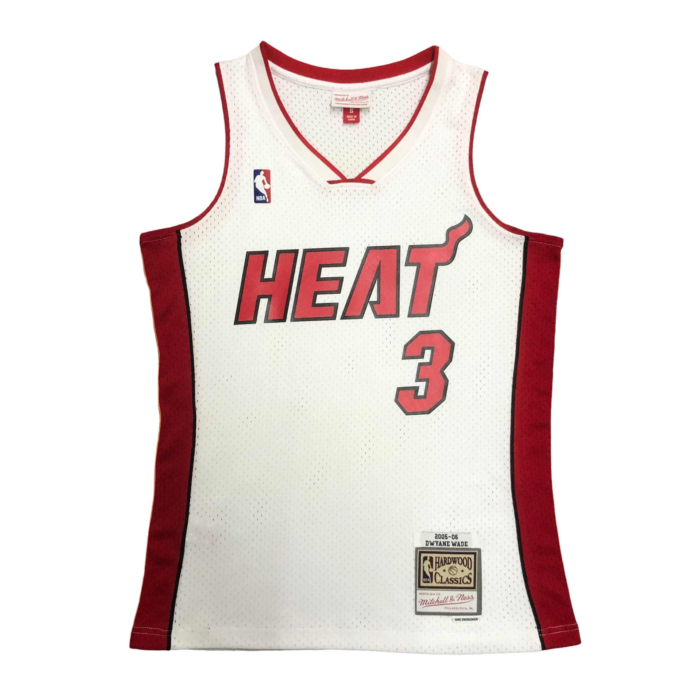 2005-06 Miami Heat (Dwyane Wade) White Classics Jersey