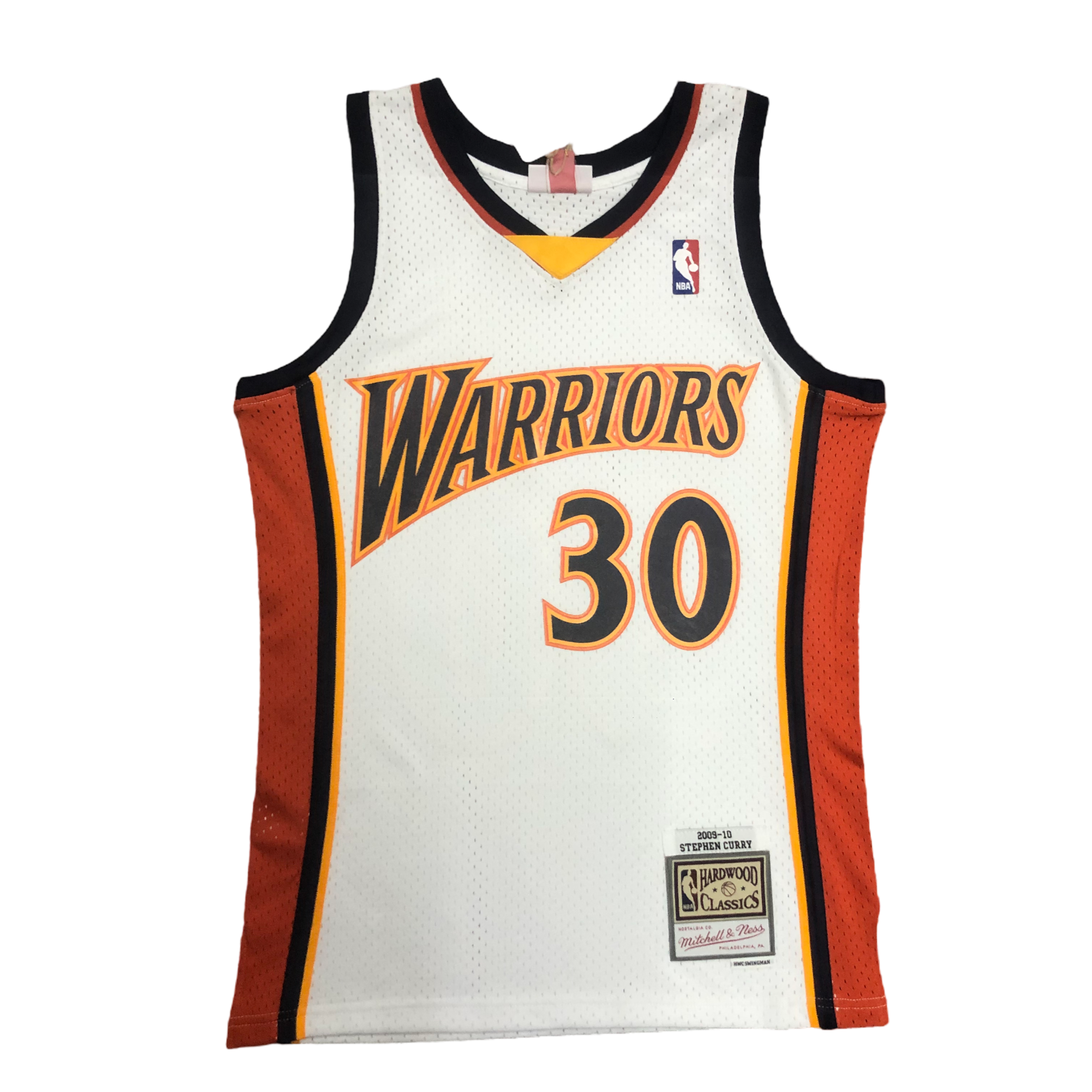 2009-10 Golden State Warriors (Stephen Curry) White Classics Jersey