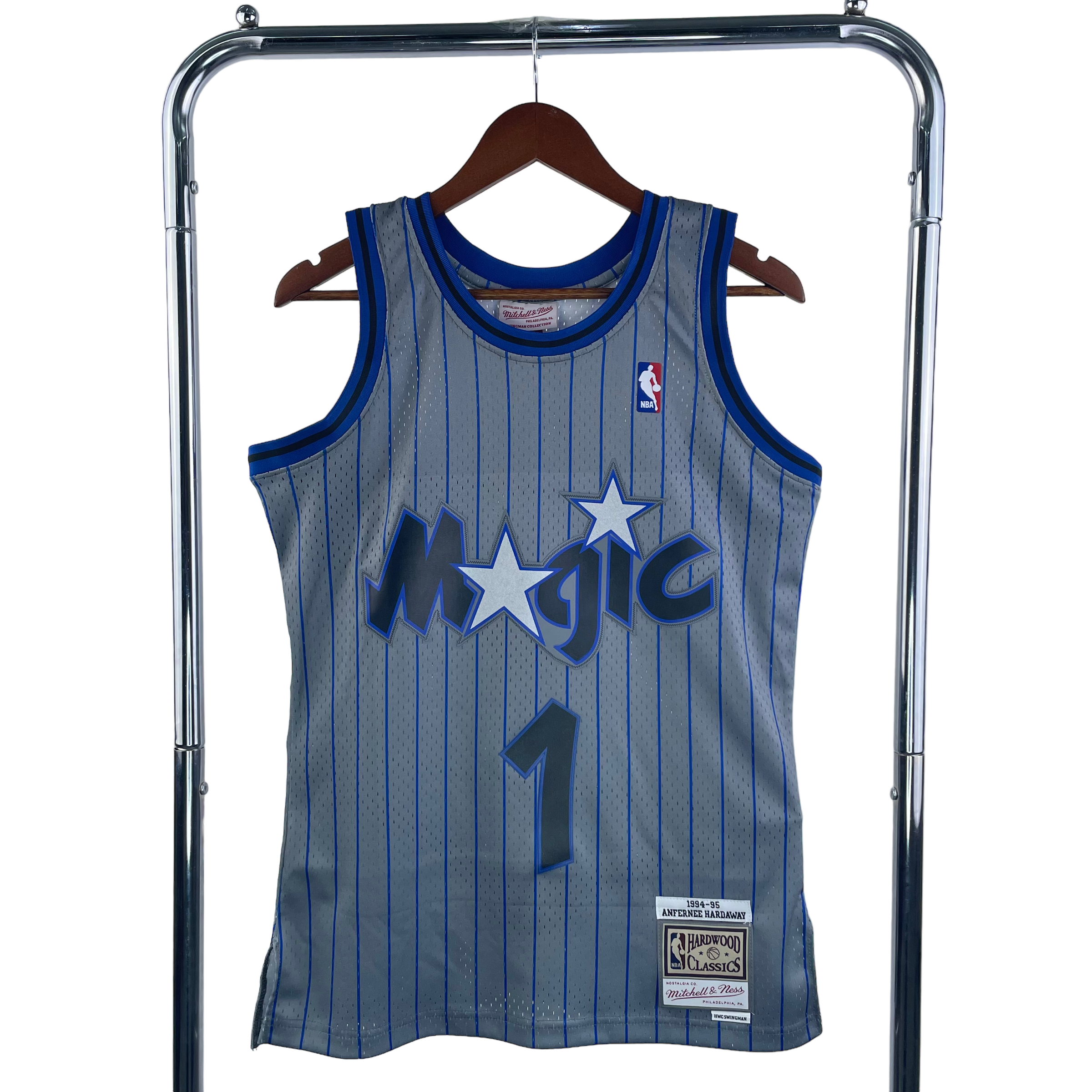 1994-95 Orlando Magic (Anfernee Hardway) Gray Classics Jersey