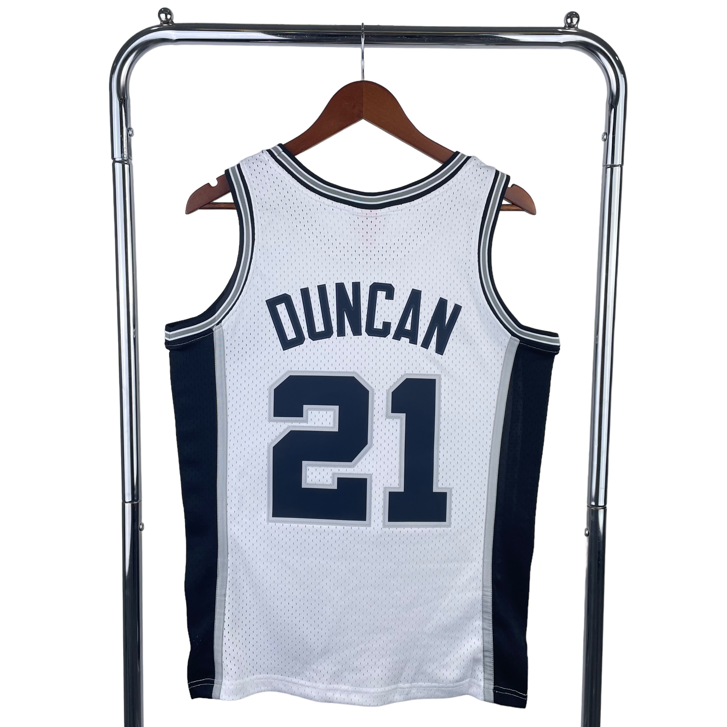 1998-99 San Antonio Spurs (Tim Duncan) White Classics Jersey