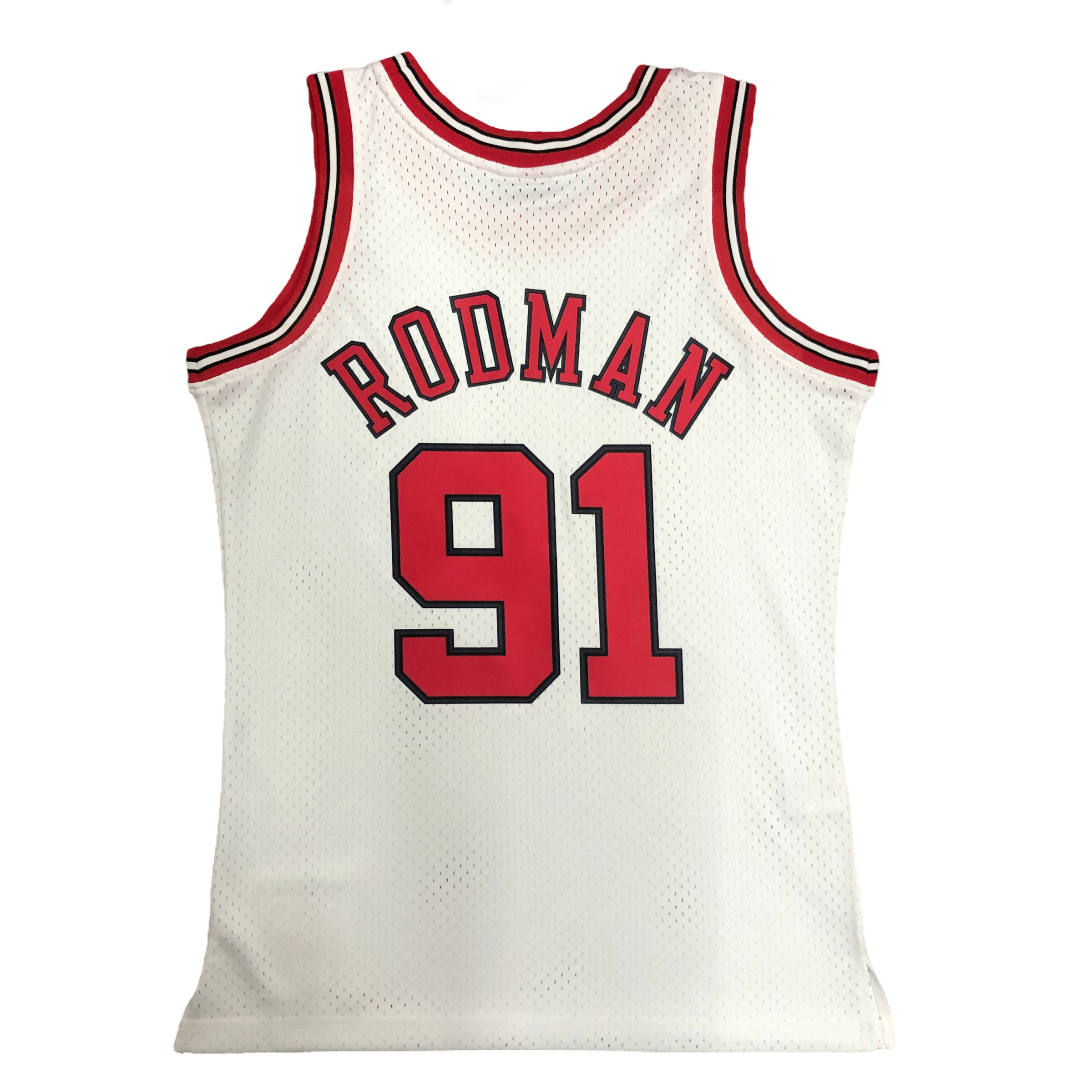 1997-98 Chicago Bulls (Dennis Rodman) White Classics Jersey