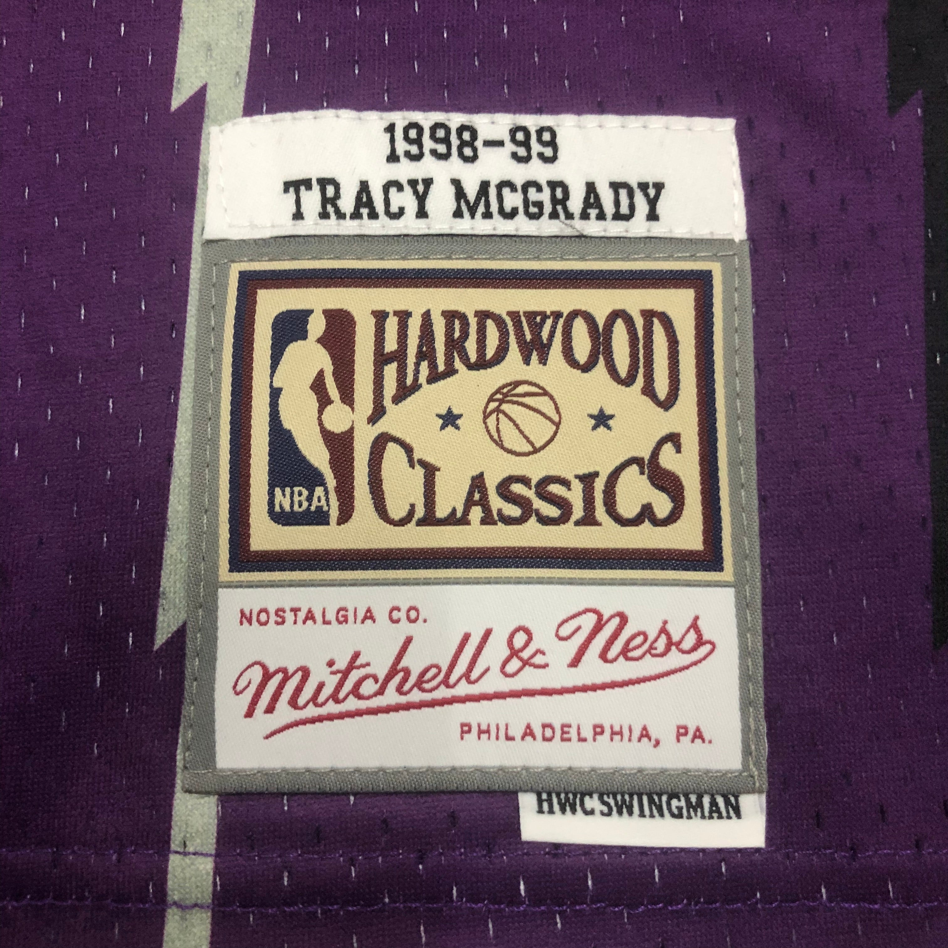 1998-99 Toronto Raptors (Tracy McGrady) Purple Classics Jersey