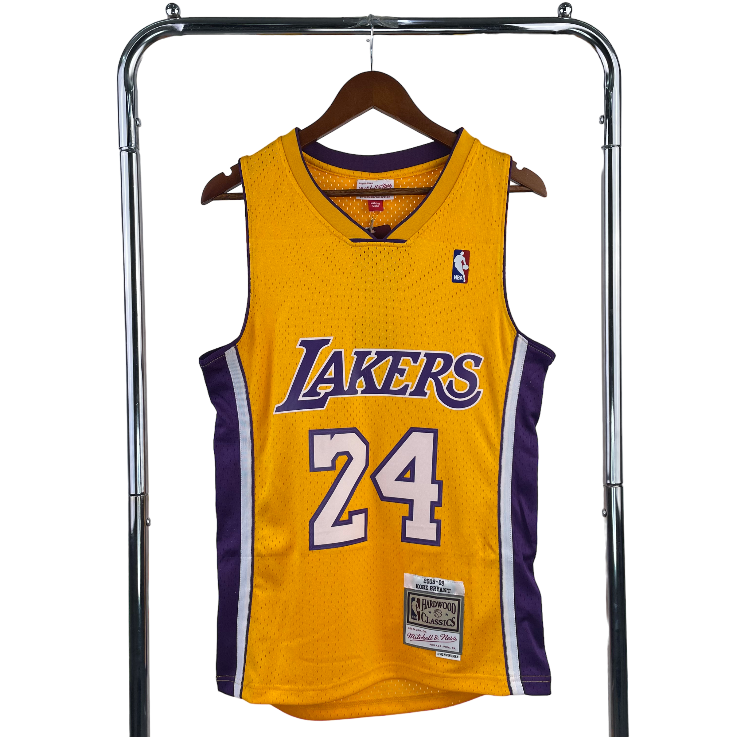 2008-09 Los Angeles Lakers (Kobe Bryant) Yellow Classics Jersey