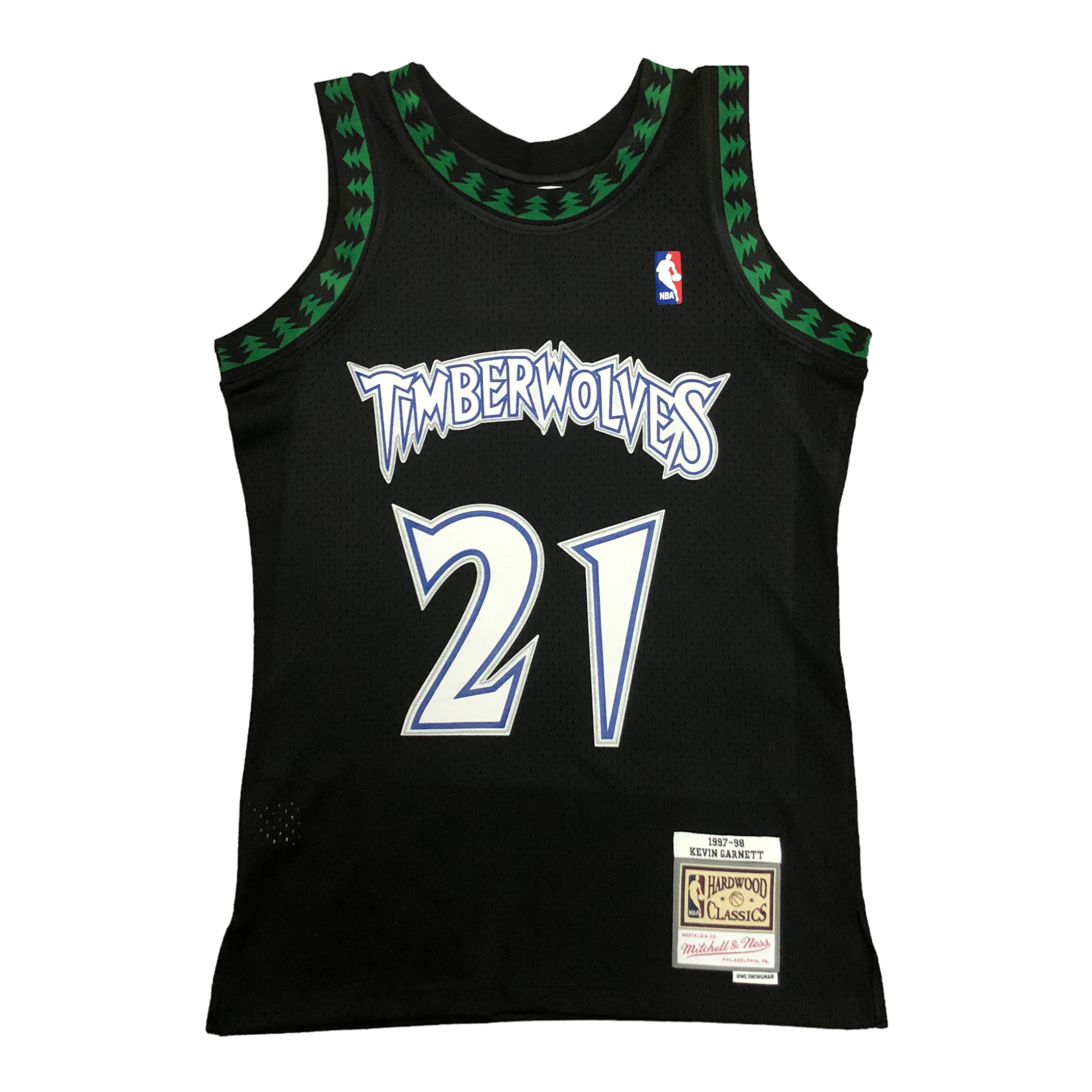 1997-98 Minnesota Timberwolves (Kevin Garnett) Black Classics Jersey