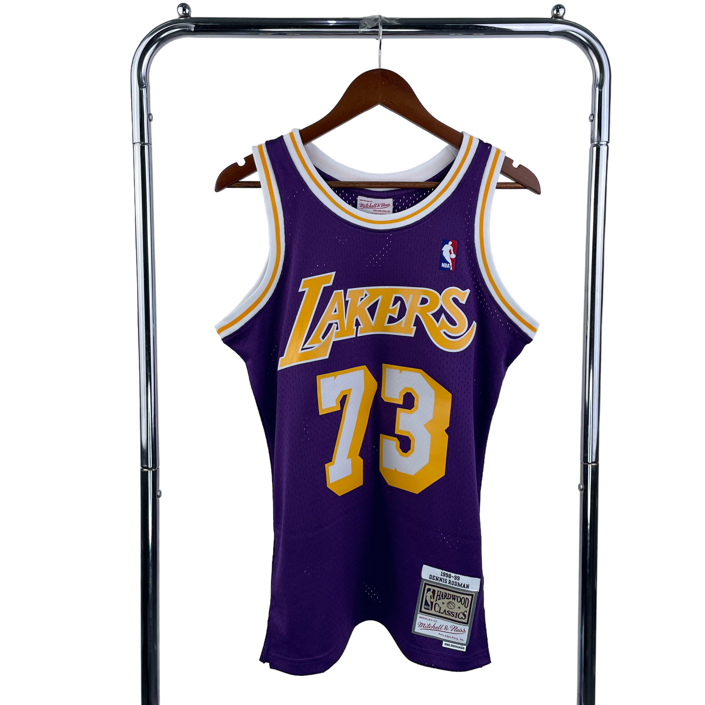 1998-99 Los Angeles Lakers (Dennis Rodman) Purple Classics Jersey