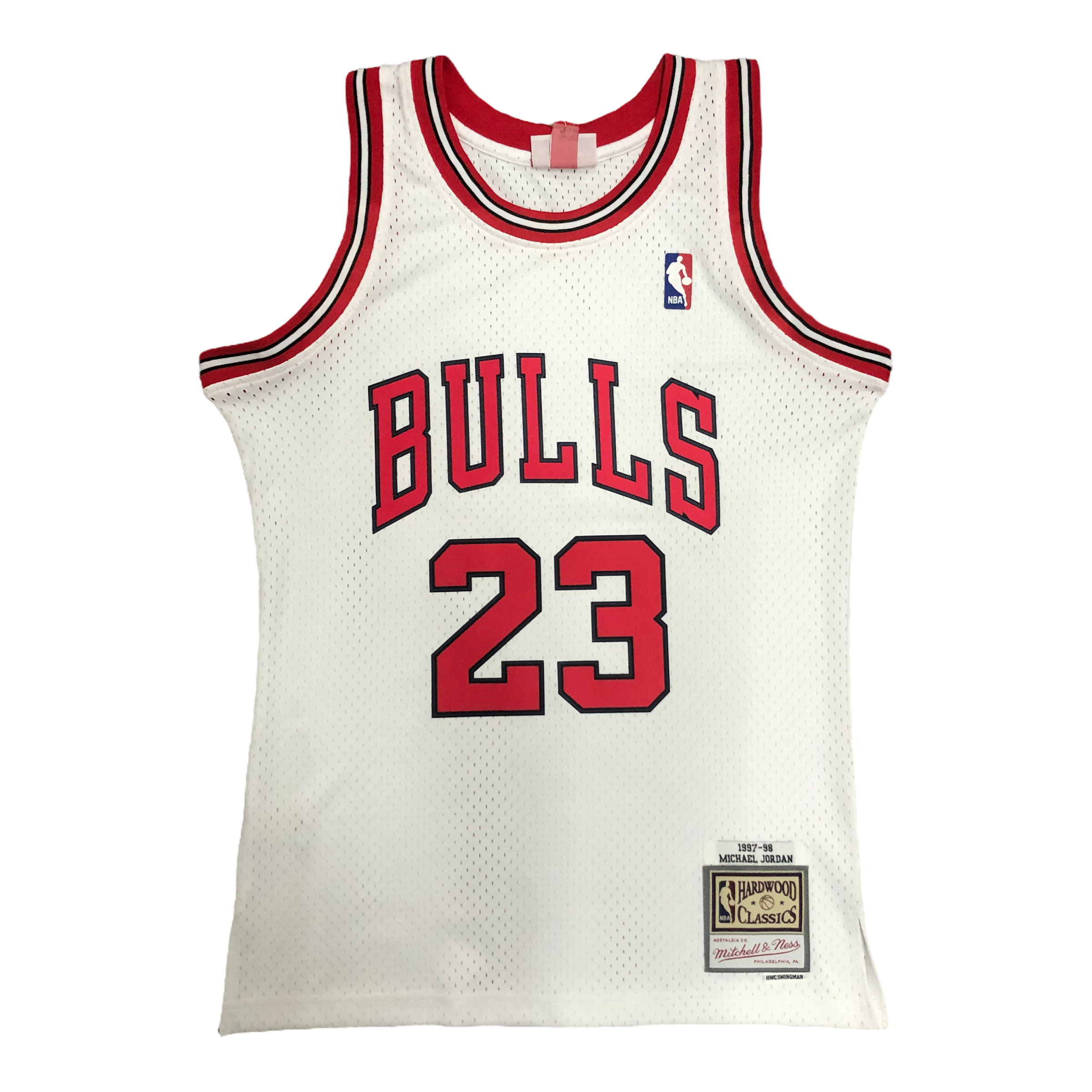 1997-98 Chicago Bulls (Michael Jordan) White Classics Jersey