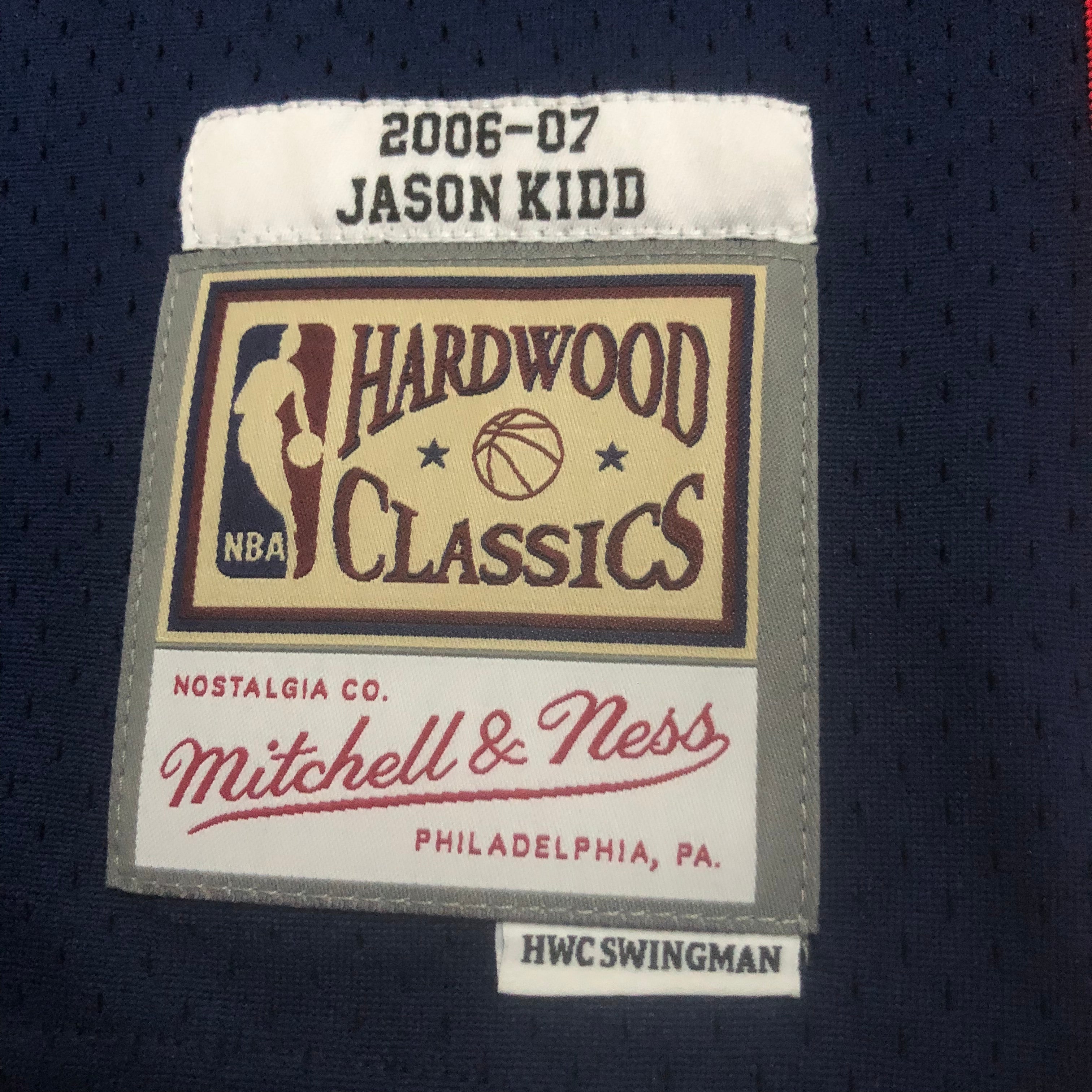 2006-07 New Jersey Nets (Jason Kidd) Navy Classics Jersey