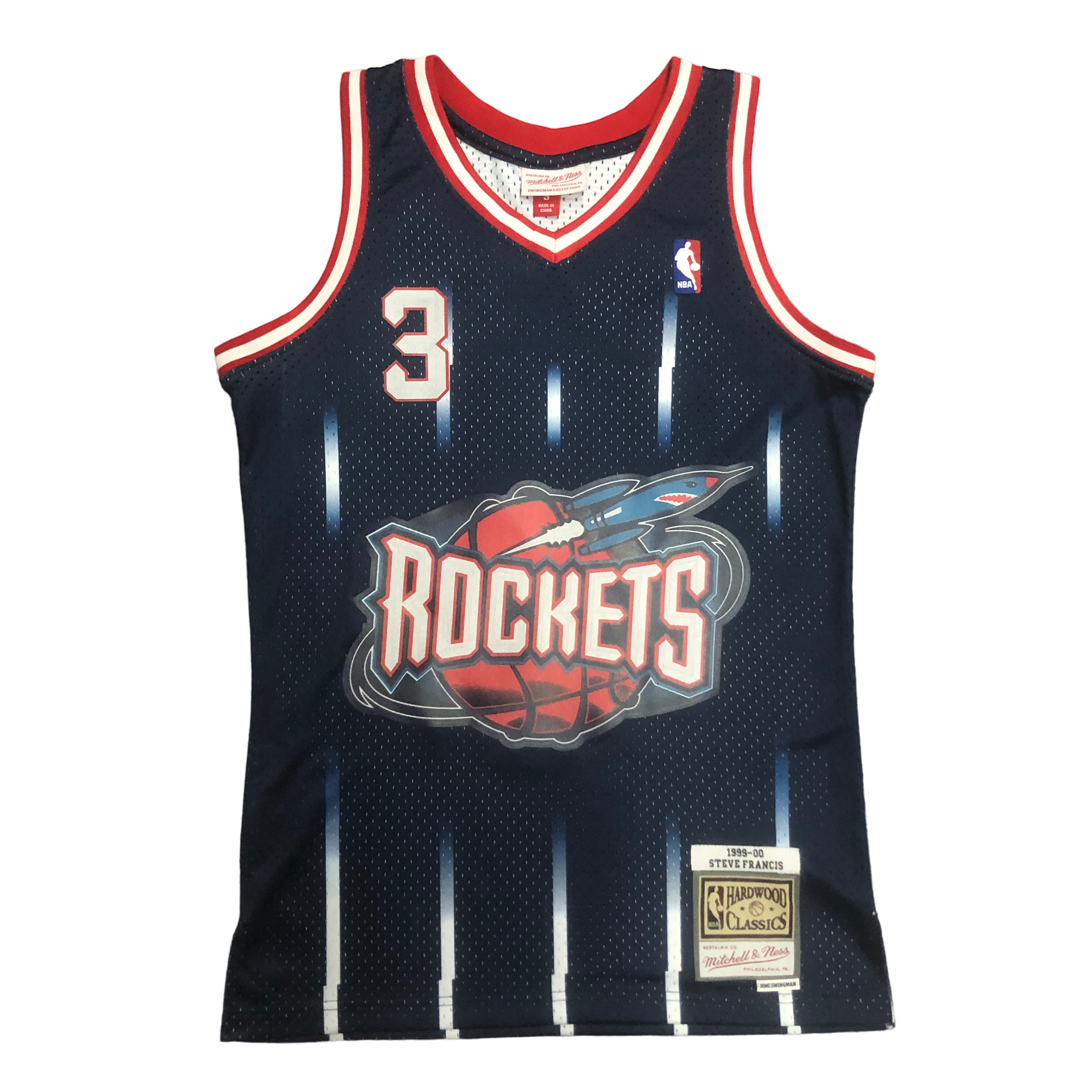 1999-00 Houston Rockets (Steve Francis) Navy Classics Jersey