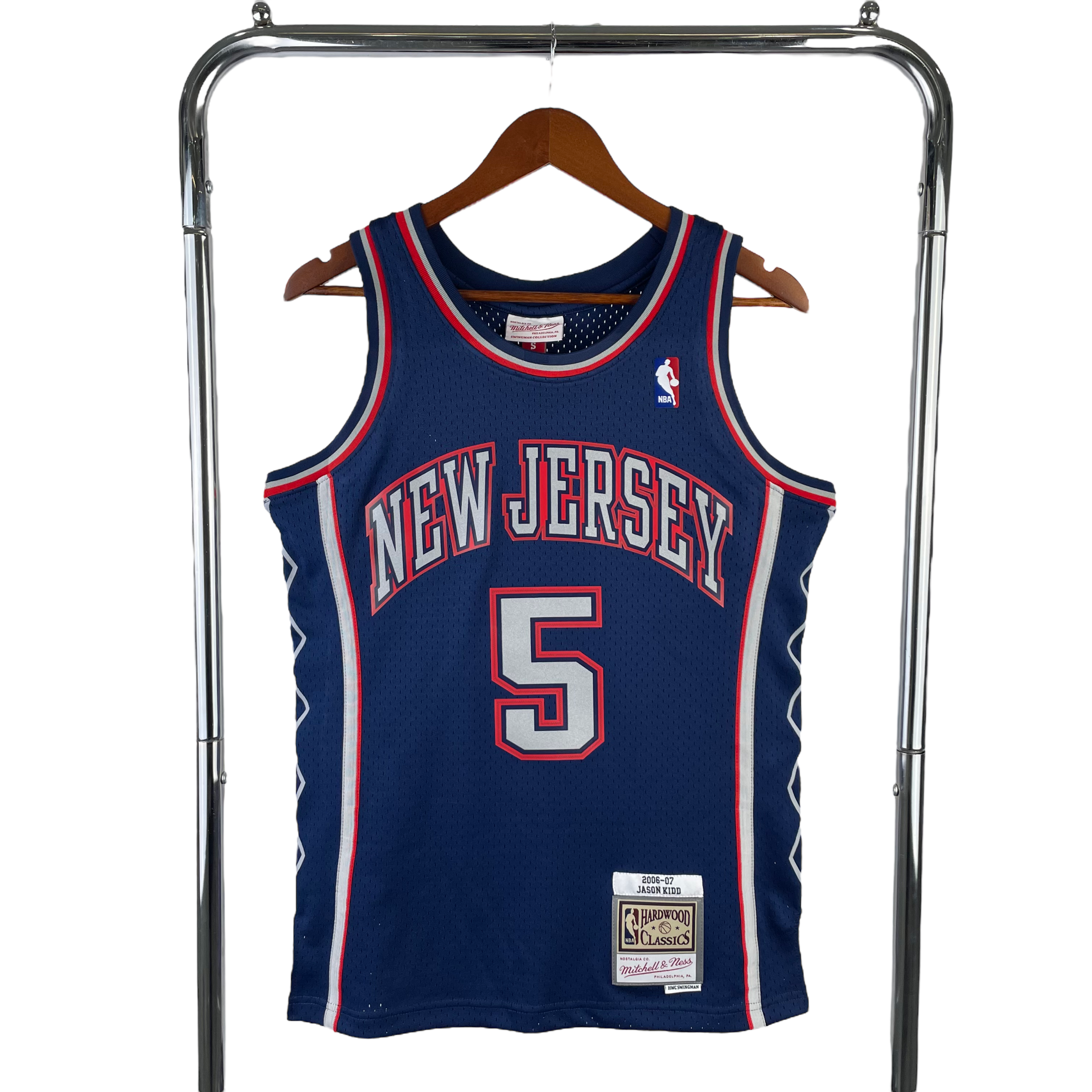 2006-07 New Jersey Nets (Jason Kidd) Navy Classics Jersey