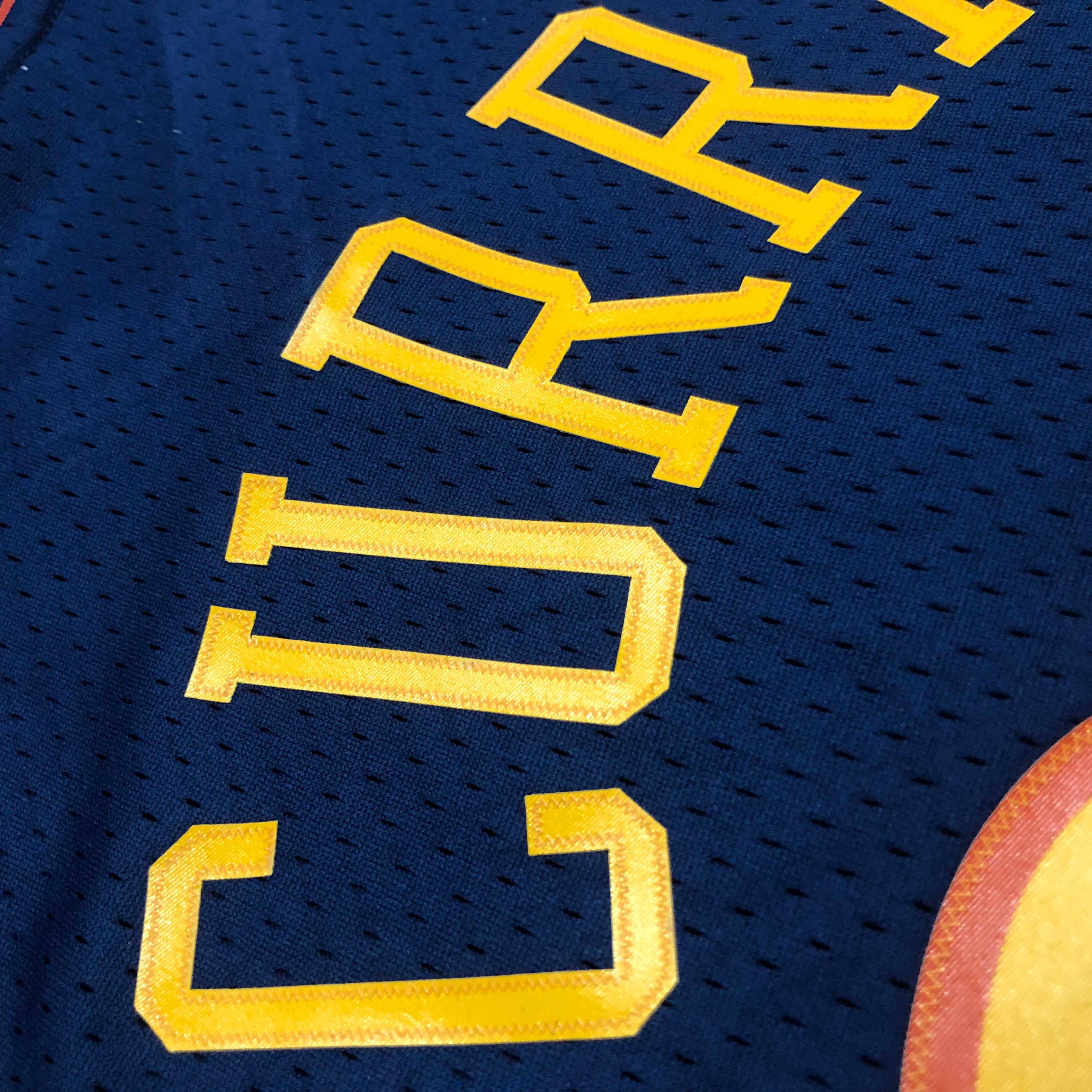 2009-10 Golden State Warriors (Stephen Curry) Navy Classics Jersey