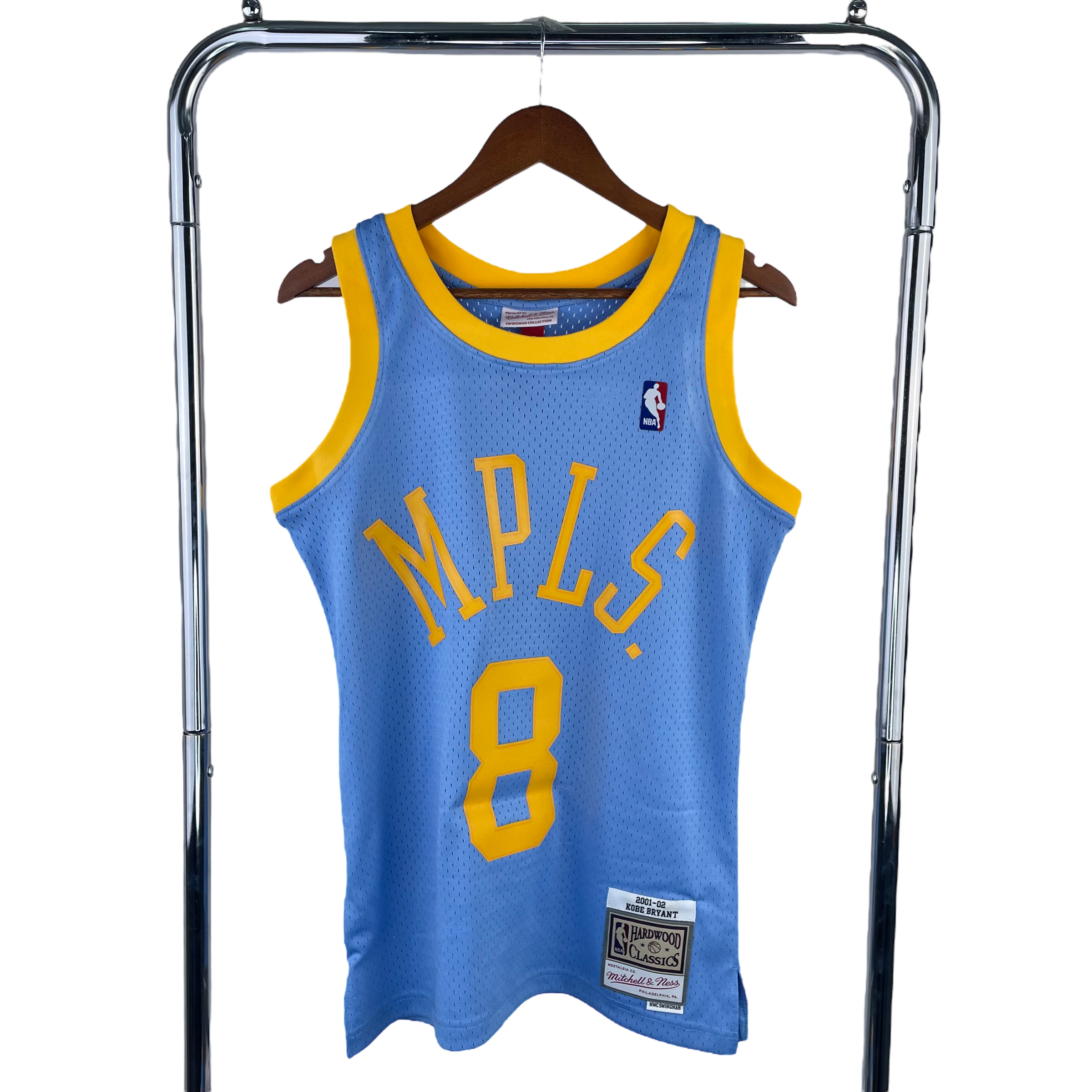 2001-02 Los Angeles Lakers MPLS (Kobe Bryant) Blue Classics Jersey