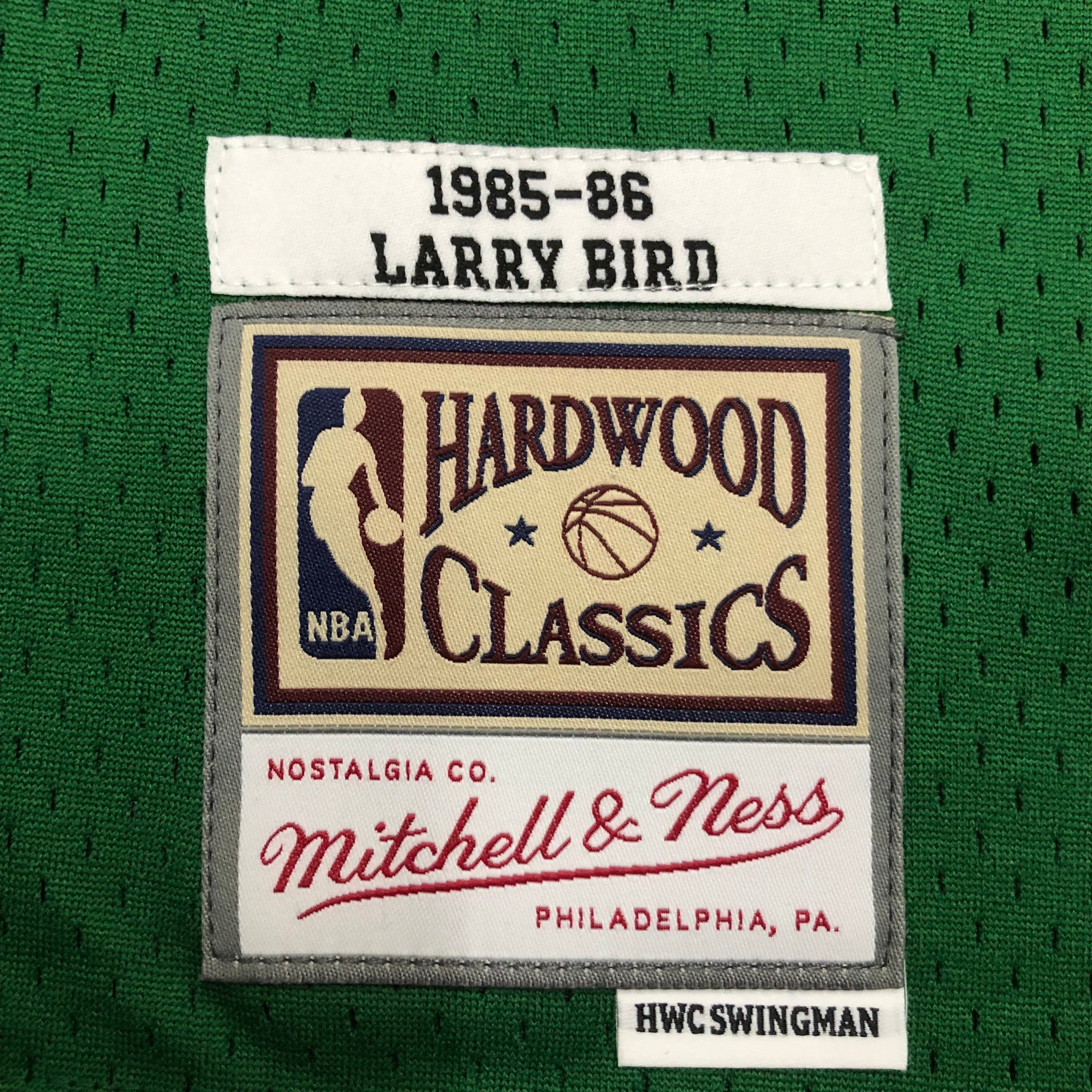 1985-86 Boston Celtics (Larry Bird) Green Classics Jersey