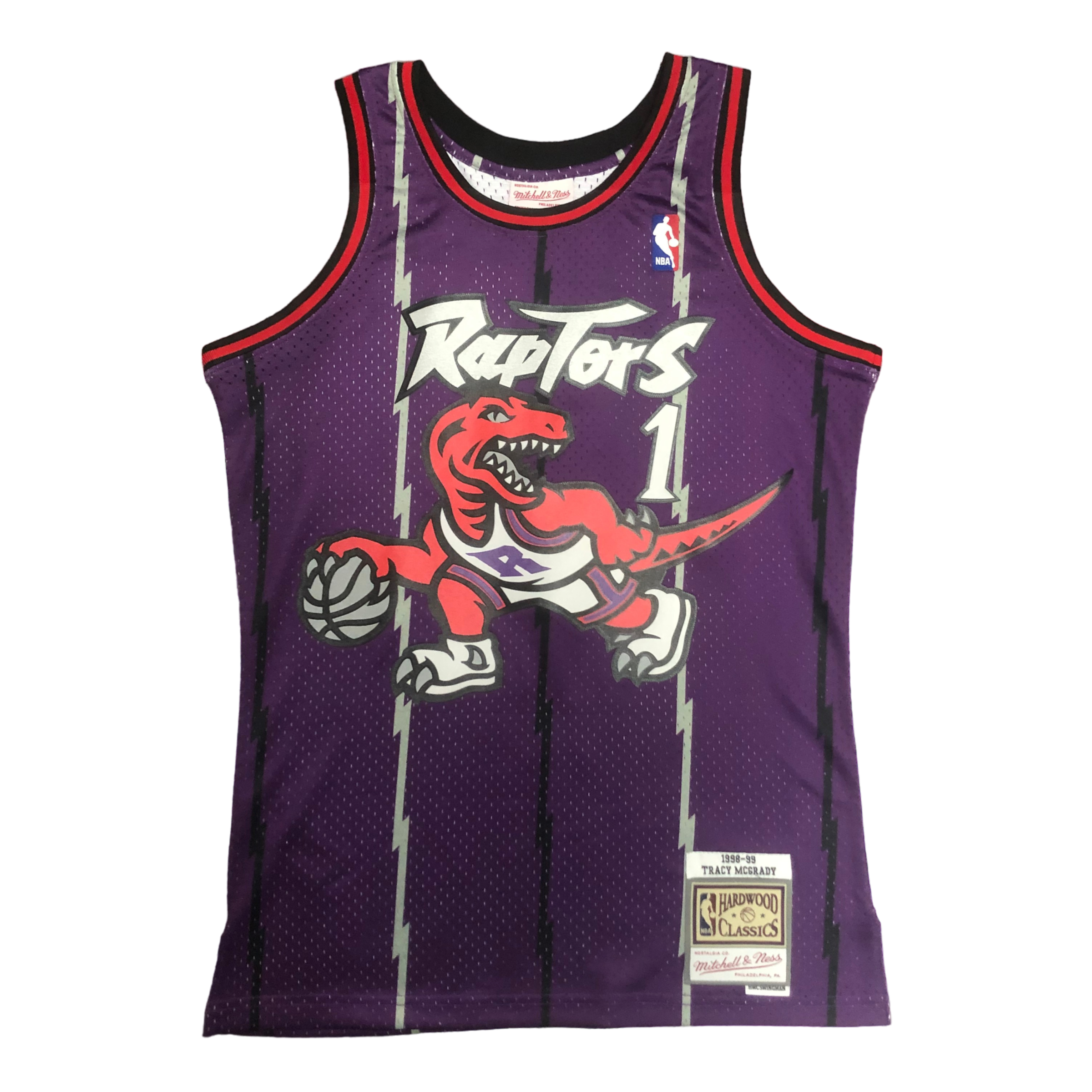 1998-99 Toronto Raptors (Tracy McGrady) Purple Classics Jersey