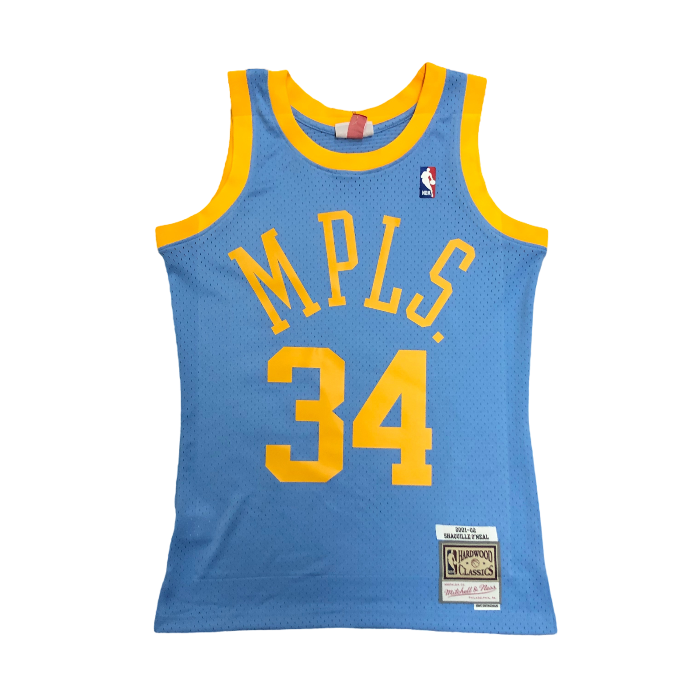 2001-02 Los Angeles Lakers MPLS (Shaquille O’Neal) Blue Classics Jersey