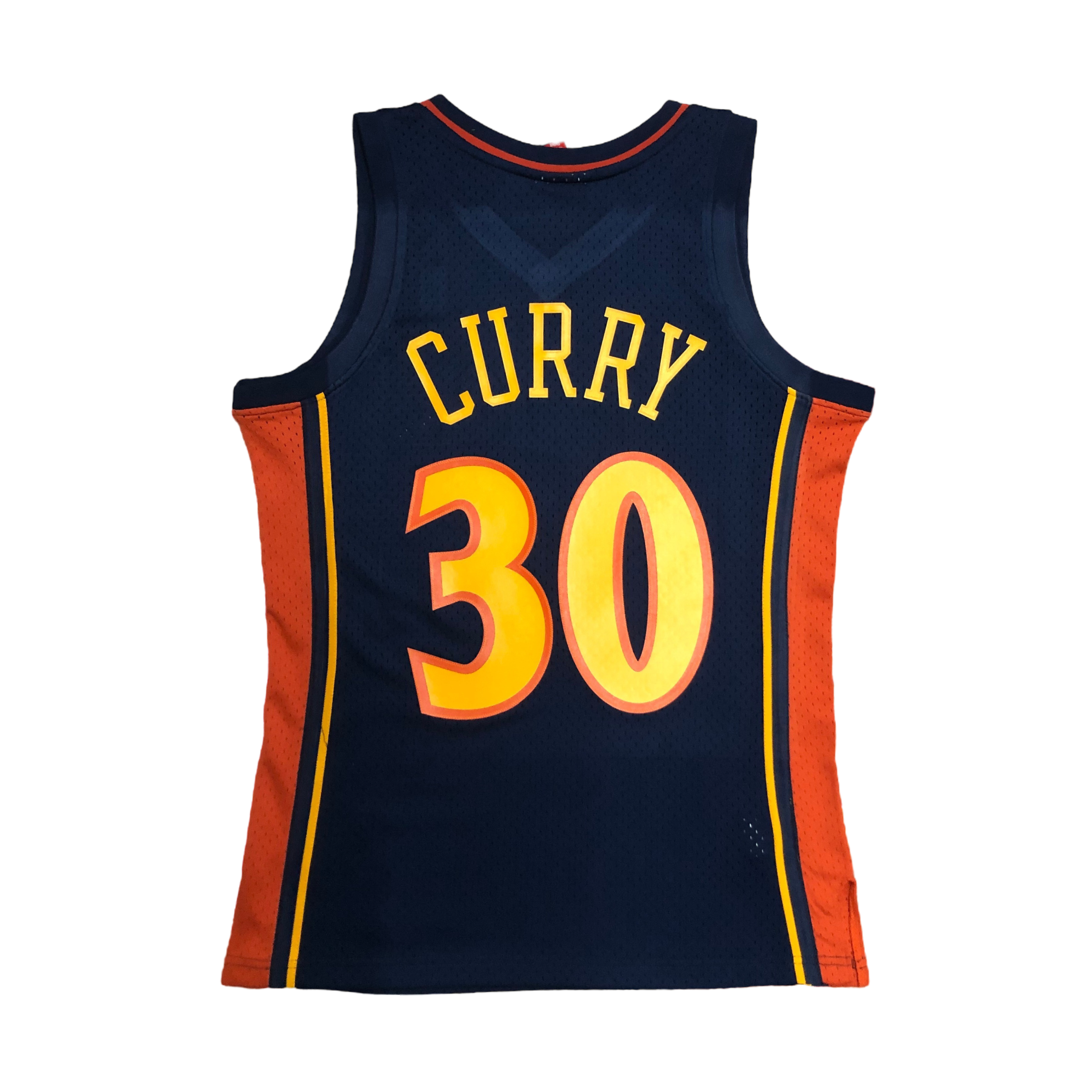 2009-10 Golden State Warriors (Stephen Curry) Navy Classics Jersey